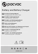 Preview for 1 page of Pacvac BC001BC01A02 Product & Training Manual