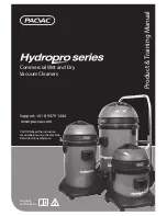 Preview for 1 page of Pacvac HYDROPRO SERIES Product & Training Manual