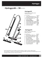 Preview for 19 page of Pacvac HYDROPRO SERIES Product & Training Manual