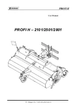 Preview for 1 page of Padagas PROFI H-2101 User Manual