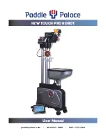 Paddle Palace H2W TOUCH PRO User Manual preview