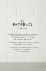 Preview for 18 page of Paderno DEF012 User Manual