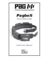 Предварительный просмотр 1 страницы PAG pagbelt Instruction Manual