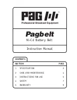 Preview for 3 page of PAG pagbelt Instruction Manual