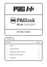 Предварительный просмотр 3 страницы PAG pagLink PL16 Series Instructions Manual