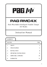 Предварительный просмотр 3 страницы PAG RMC4X Series Instruction Manual