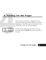 Предварительный просмотр 7 страницы PageMart Numeric Pager User Manual