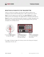 Preview for 6 page of Pager Genius T9050 User Manual