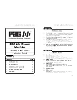 PAGlok 9661 Instruction Manual предпросмотр