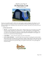 Предварительный просмотр 1 страницы PahaQue R-Pod Side Tent Setup Instructions