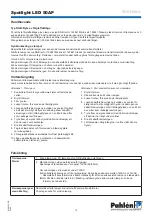 Preview for 10 page of Pahlen 124845 User Manual