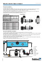 Pahlen Aqua compact Incoloy 141600 Quick Start Manual preview