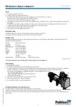 Preview for 8 page of Pahlen Aqua Compact Standart Installation Instructions Manual