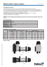 Preview for 16 page of Pahlen Aqua Compact Standart Installation Instructions Manual