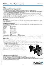 Preview for 12 page of Pahlen Aqua compact User Manual