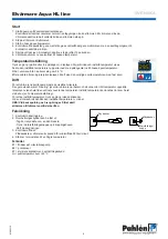 Предварительный просмотр 6 страницы Pahlen Aqua HL Series User Manual