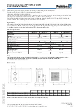 Pahlen Aqua HP 9kW Manual preview