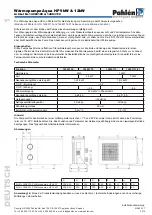 Preview for 9 page of Pahlen Aqua HP 9kW Manual