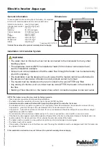 Предварительный просмотр 8 страницы Pahlen Aqua Spa User Manual