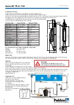 Preview for 3 page of Pahlen Auto-UV 130 User Manual