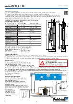 Preview for 12 page of Pahlen Auto-UV 130 User Manual