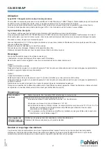 Preview for 42 page of Pahlen CA-350 50AP User Manual