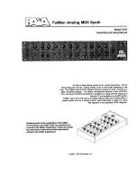 Preview for 1 page of Paia 9308 Assembly And Use Manual