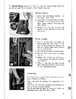 Preview for 16 page of Paillard M8 Instructions For Use Manual