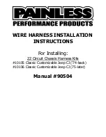 Painless Performance Products 10106 Installation Instructions Manual preview