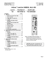 Предварительный просмотр 1 страницы PairGain HIGAIN HLU-232 Manual