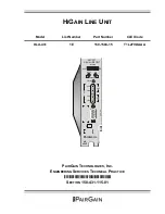 Preview for 1 page of PairGain HiGain HLU-431 1E Manual