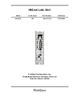 PairGain T1L2F10A Manual preview