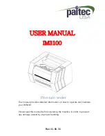 Paitec IM3100 User Manual preview