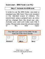 Preview for 5 page of PAJ GPS Mini Finder User Manual