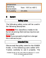 Preview for 12 page of PAJ GPS POWER Finder User Manual