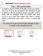 Preview for 12 page of PAJ PROFESSIONAL Finder User Manual