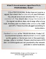 Preview for 31 page of PAJ PROFESSIONAL Finder User Manual