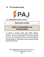 Preview for 84 page of PAJ PROFESSIONAL Finder User Manual