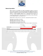 Предварительный просмотр 7 страницы PAJ WIO 200B User Manual