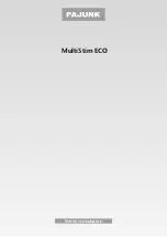 pajunk MultiStim ECO Instructions For Use Manual preview