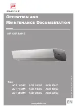 Pakole ACR 1000W Operation And Maintenance Documentation предпросмотр