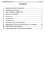 Предварительный просмотр 2 страницы Pakole ACR 1000W Operation And Maintenance Documentation