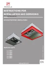 Предварительный просмотр 1 страницы Pakole LLV-400 Instructions For Installation And Servicing