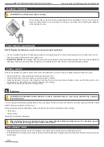 Предварительный просмотр 14 страницы Pakole LLV-400 Instructions For Installation And Servicing