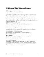 Preview for 3 page of PakSense PSUWR01A User Manual