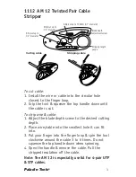 Предварительный просмотр 2 страницы Paladin Tools 1112 AM Operation And Use Manual