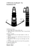 Предварительный просмотр 20 страницы Paladin Tools 1112 AM Operation And Use Manual