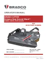paladin Bradco Extreme Duty Ground Shark Series Operator'S Manual preview