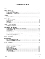 Preview for 3 page of paladin Bradco VRS48 Operator And Parts Manual