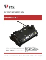 paladin FFC PREPARATOR LAF3566 Operator'S Manual preview